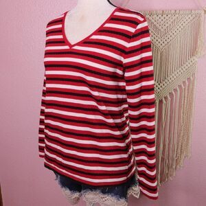 Talbots | Long Sleeve Cotton‎ Top Small